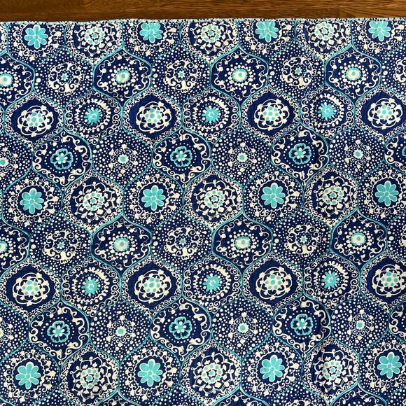 Trina Turk reversible floral geo print queen full quilt - Picture 5 of 9